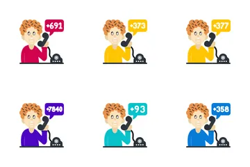 Marcar códigos de país Paquete de Iconos