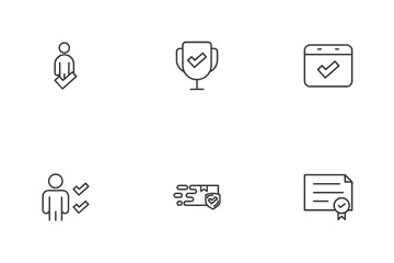 Marcas de verificação Pacote de Ícones