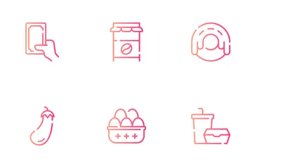 Marché de rue Icon Pack