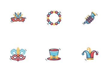 MARDI GRAS Icon Pack