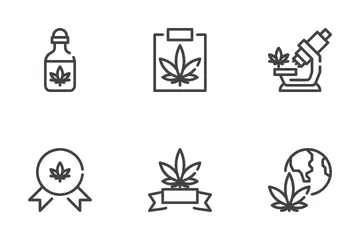 Marijuana Paquete de Iconos