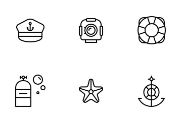 Marine And Nautical Icon Pack