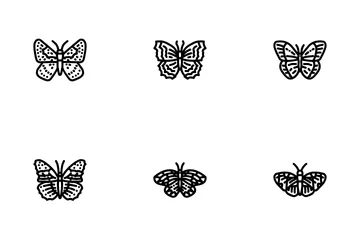 Mariposa Paquete de Iconos