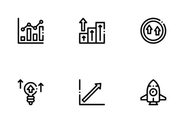 Market Growth Icon Pack