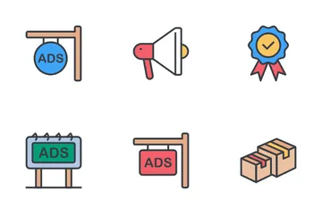 Marketing And Advertisement Vol-1 Icon Pack