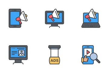 Marketing And Advertisement Vol-2 Icon Pack