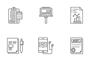 Marketing & Business Management Icon Pack
