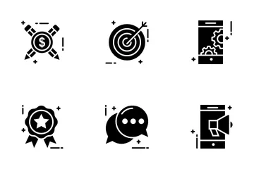 Publicidad digital Paquete de Iconos