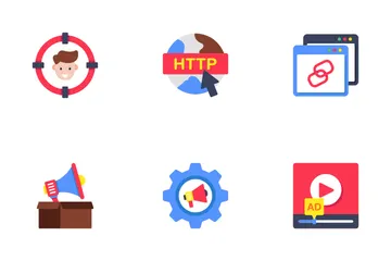 Marketing e SEO Pacote de Ícones
