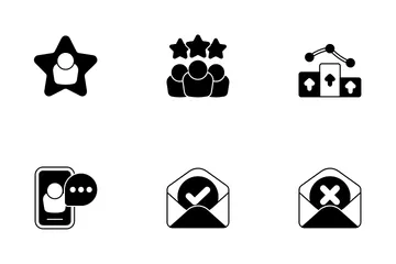 Marketing empresarial Icon Pack