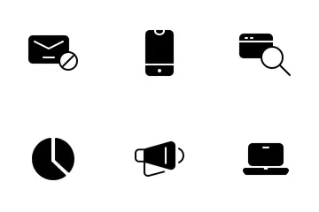Marketing en ligne Pack d'Icônes