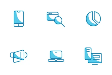 Marketing en ligne Pack d'Icônes