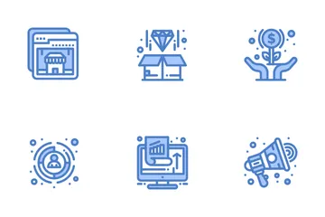 Marketing Growth Icon Pack