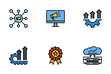 Marketing Growth Icon Pack