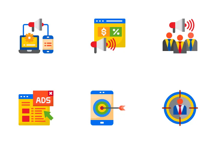 Marketing Icon Packs, Logos, Symbols - Free Download in SVG, PNG