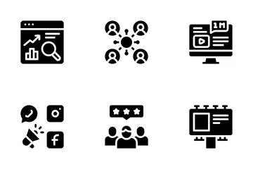 Marketing en ligne Icon Pack