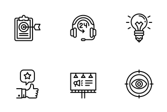 Marketing LineArt Icon Pack