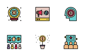 Marketing Management Icon Pack