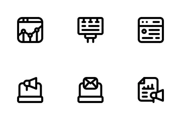 Marketing Media Icon Pack