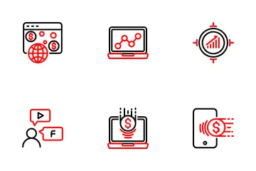 Le marketing numérique Pack d'Icônes