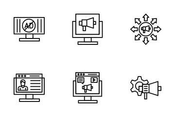 Le marketing numérique Pack d'Icônes