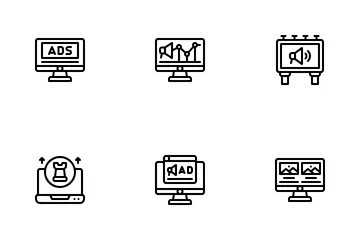 Le marketing numérique Pack d'Icônes