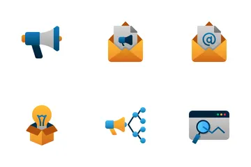 Le marketing numérique Pack d'Icônes
