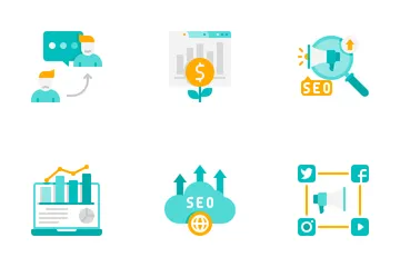 Marketing SEO Pack d'Icônes