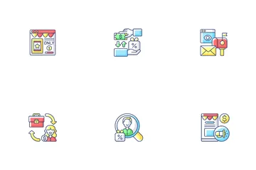 Marketing Strategies Icon Pack