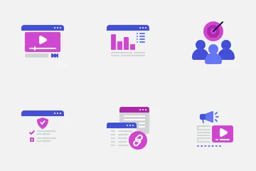 Marketing und SEO Symbolpack