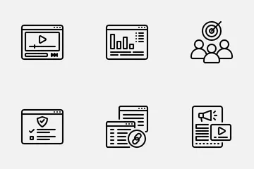 Marketing und SEO Symbolpack