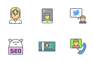 Marketing y SEO Paquete de Iconos