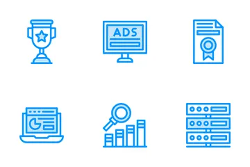 Marketing y SEO Paquete de Iconos