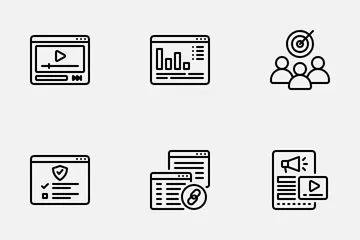 Marketing y SEO Icon Pack