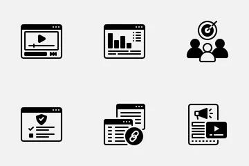 Marketing y SEO Icon Pack