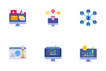 Marketing y SEO Paquete de Iconos