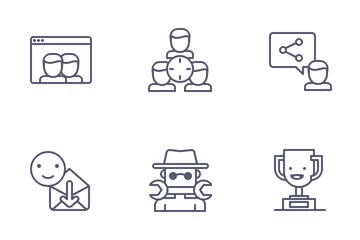 Marketing y SEO Paquete de Iconos