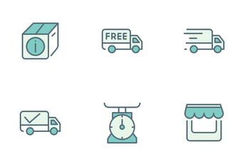 Marketplace And Shipping Icon Pack