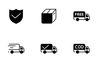 Marketplace And Shipping Icon Pack