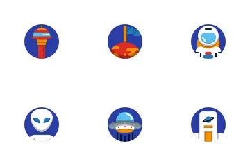 Mars Exploration Icon Pack