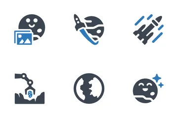 Mars Mission Icon Pack