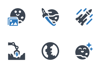 Mars Mission Icon Pack