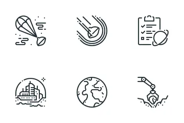 Mars Mission Icon Pack