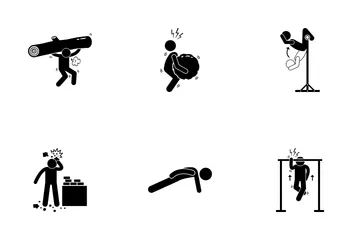 Martial Art Training Icon Pack