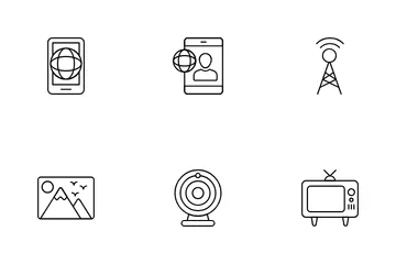 Mass Communication Icon Pack