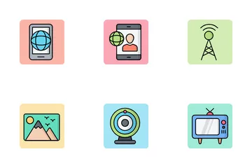 Mass Communication Icon Pack