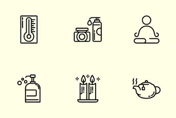Massage And Spa Icon Pack