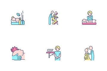 Massage Types Icon Pack