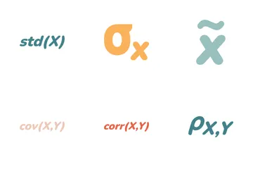 Matemática Pacote de Ícones