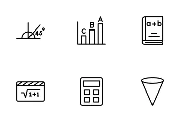 Matemática Pacote de Ícones